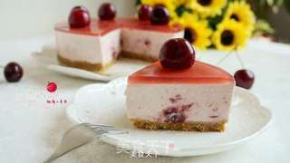 免烤樱桃酱芝士蛋糕的做法步骤:23