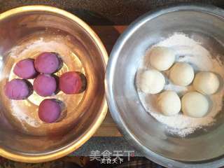 紫薯花样馒头的做法步骤:12