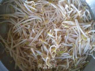 芝麻酱凉拌黄瓜豆芽菜的做法步骤:3