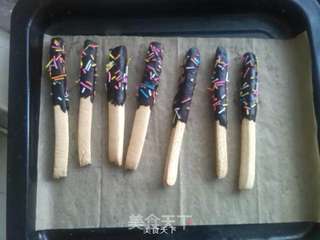 巧克力手指饼干的做法步骤:10