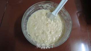 低脂香蕉松糕的做法步骤:5