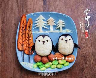 雪中的企鹅摆盘的做法步骤:10