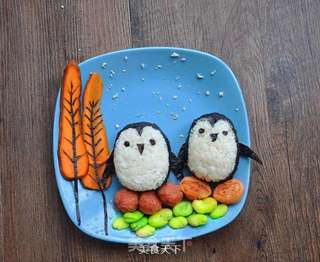 雪中的企鹅摆盘的做法步骤:9