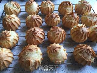 卡士达泡芙的做法步骤:10
