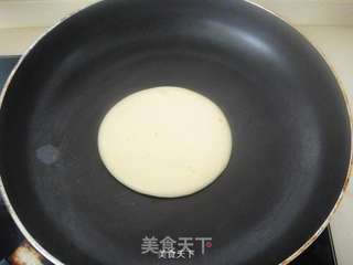 核桃香蕉松饼的做法步骤:7