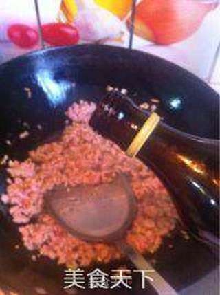 油松茸瘦肉酱的做法步骤:6