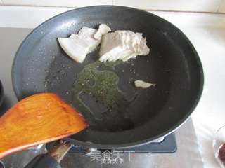 苦瓜回锅肉的做法步骤:7