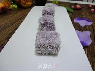 紫薯凉糕的做法步骤:11