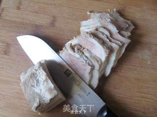 苦瓜回锅肉的做法步骤:4