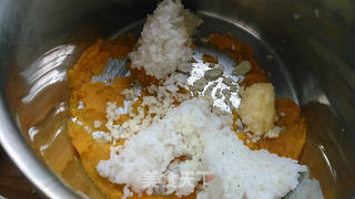 【蒜香南瓜米饼】的做法步骤:2