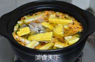 虫草干贝玉米汤的做法步骤:7