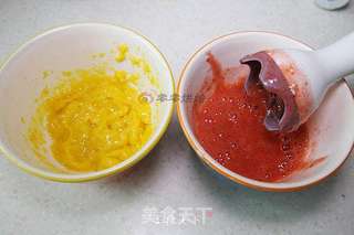 草莓芒果慕斯的做法步骤:4