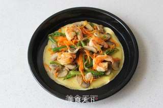 蔬菜芝士蛋煎饼的做法步骤:12