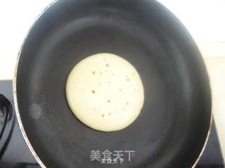 核桃香蕉松饼的做法步骤:8