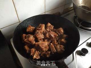 红烧精排的做法步骤:6