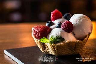 樱桃奶酪冰淇淋的做法步骤:10