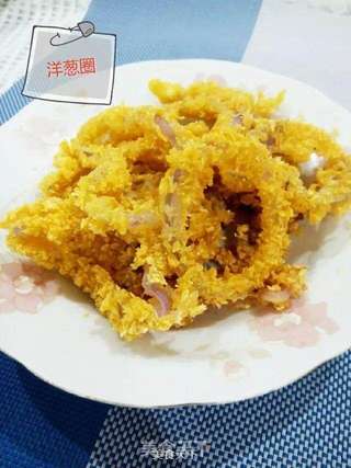 炸洋葱圈的做法步骤:7