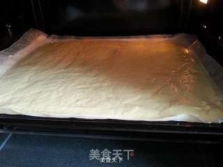 南瓜馅蛋糕卷的做法步骤:17