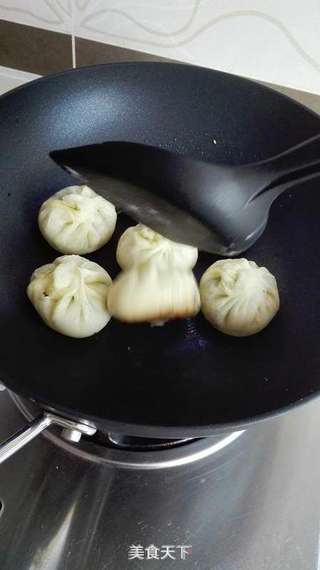 茴香生煎包的做法步骤:13