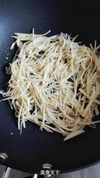 无油土豆丝饼的做法步骤:5