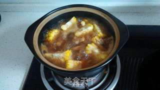 红烧肉烧甜玉米的做法步骤:7