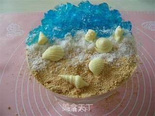 碧海慕斯蛋糕的做法步骤:24