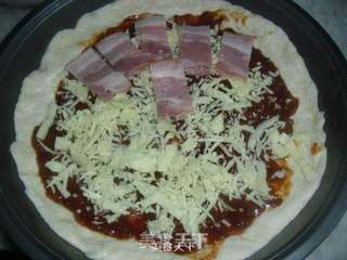 培根披萨的做法步骤：10