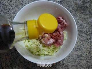 圆白菜猪肉馅盒子的做法步骤:4