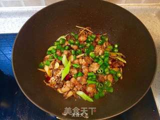 青椒小煎鸡的做法步骤:6