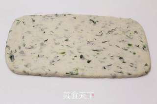 菠菜法棍面包的做法步骤:9