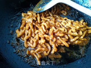 京酱肉丝的做法步骤:13
