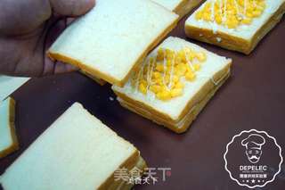 德普烤箱食谱——黄金三明治的做法步骤:3