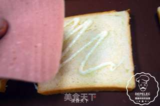 德普烤箱食谱——黄金三明治的做法步骤:2