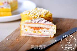 德普烤箱食谱——黄金三明治的做法步骤:8