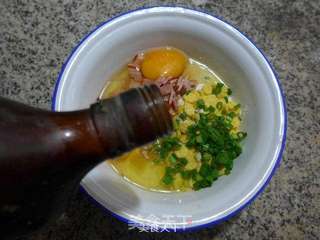 培根玉米片鸡蛋饼的做法步骤:5