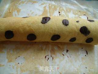 波点蛋糕卷的做法步骤:15