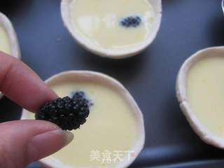 海尔焙多芬智能烤箱---桑葚蛋挞的做法步骤:6