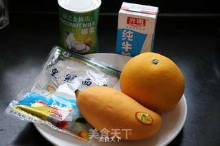 杨枝甘露的做法步骤：1