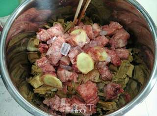 南乳笋烧肉的做法步骤:5