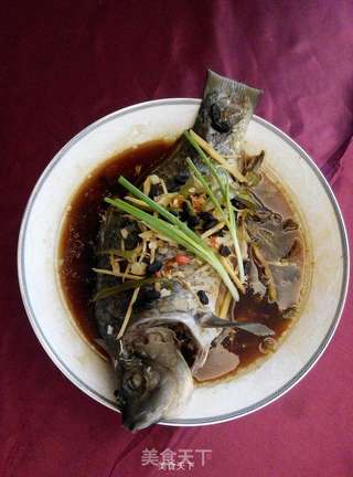 清蒸肉末鲫鱼的做法步骤：7
