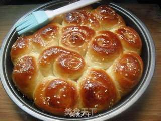 蜂蜜小面包的做法步骤:9