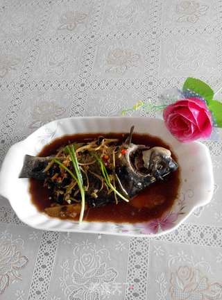 清蒸肉末鲫鱼的做法步骤：8