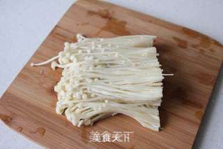 #鲜虾金针菇——微波炉版的做法图解5