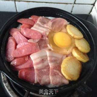 煲仔饭的做法步骤：8