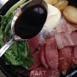 煲仔饭的做法步骤:9