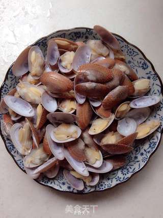 辣炒花甲的做法步骤：1
