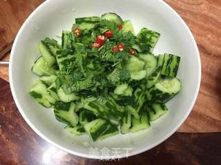 凉拌黄瓜的做法步骤:9