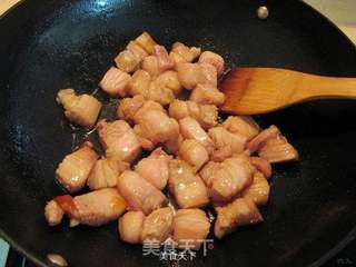 五花肉炖藕块的做法步骤:7