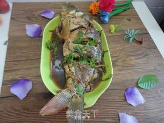 酱烧鲤鱼的做法步骤:9