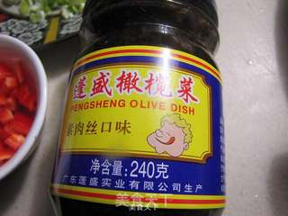 榄菜肉末炒豆角的做法步骤:6